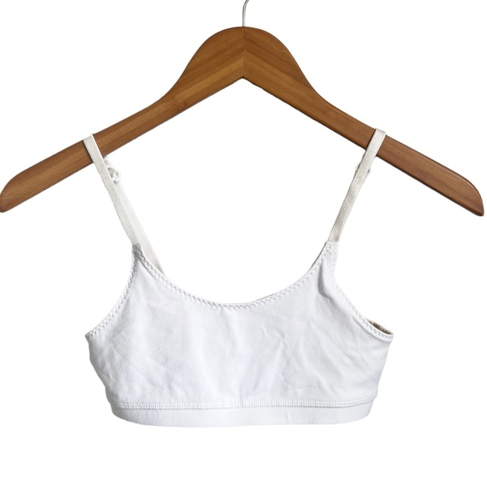 IVIVVA by Lululemon Everyday White Sports Bralette Athletic Kids Size 12